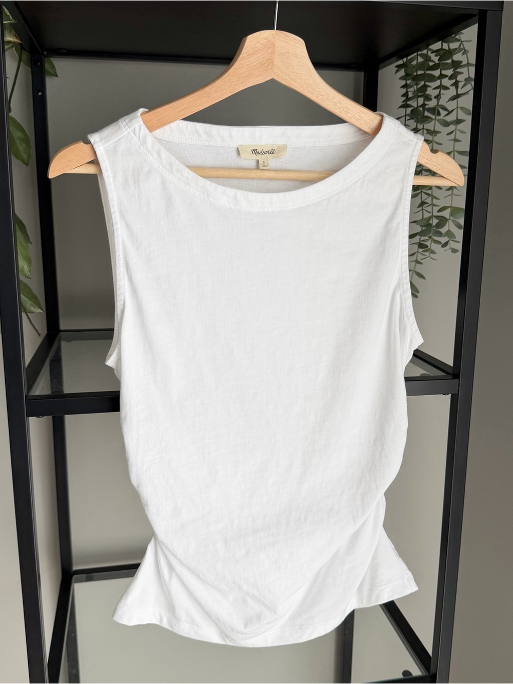 Madewell Side Cinch Boatneck Tank